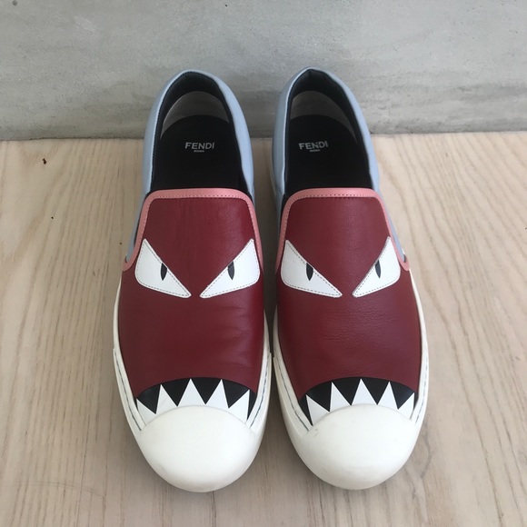 fendi monster slides